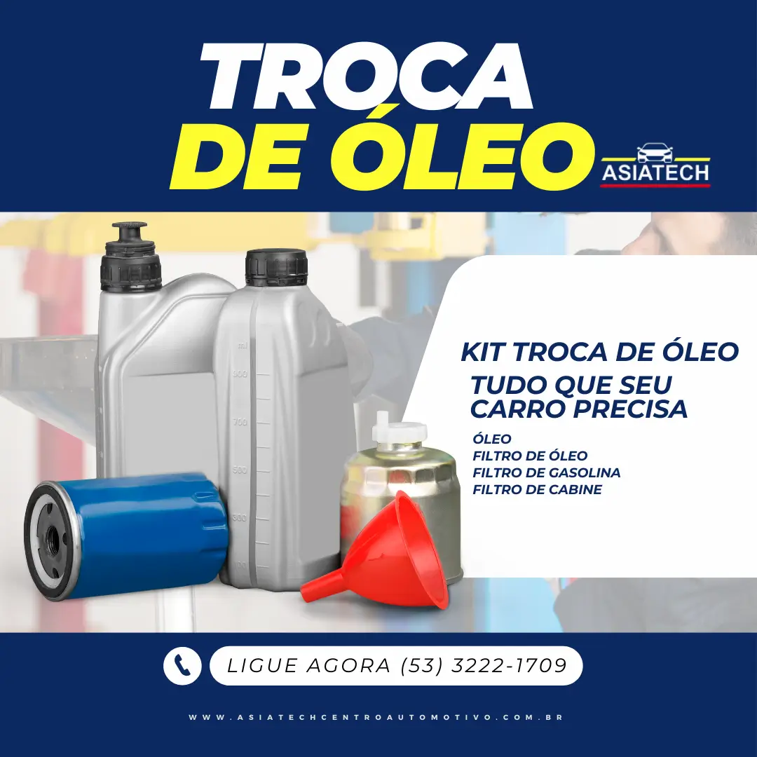 Troca de Óleo - Asiatech Centro Automotivo